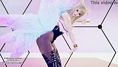 chung ha dances as kda ahri in uncensored hentai style