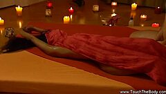 Oiled Indian Couple Massages Pussy Intimately