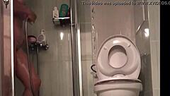 Sexy Milf Bathes In Shower Webcam Show