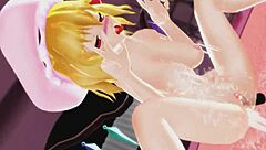 fran auto toy nuruteka in hentai cartoon style