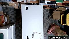 i caught the czech teen thief daisy lee in the office