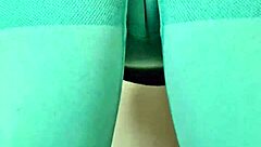 Milf Teases Cameltoe In Tight Leggings