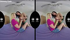 Hot 19-year-old teen in ultra 4k vr pov virtual reality with amateurs