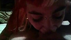 Stupid emo cunt face fucked by daddy