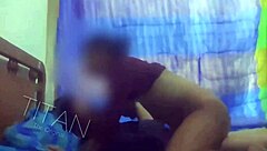 Cheating wife fucked hard, cum shot on enormous tits