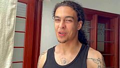 valery gives a nice blowjob and shows her ass in room casting 2