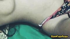 she got a sensual pussy massage that turned into intense anal play with amateurs involved