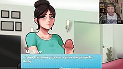 Roleplay in house involves handjob and facial