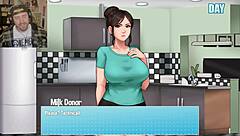 Roleplay in house involves handjob and facial