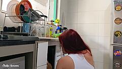 brazilian redhead prostitute teases with her ass exciting me intensely