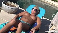 Crista Moore Fucked Hard in Missionary Pose Outdoors with Toys and Big Tits