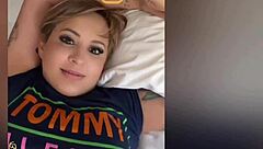 I introduced my hot blonde friend with big tits and ass