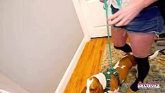 Phoenix rae tries on clothes before an intimate encounter