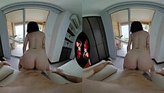 Super latina teases with big ass and breasts in vr