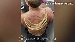 I introduced my hot blonde friend with big tits and ass