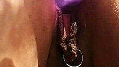 Devska says, Watch me fuck myself with this big dildo outdoors.