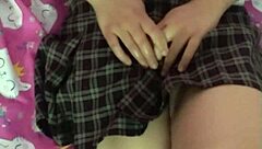 i fuked classmate for homework, she squirted under skirt