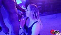 Real Wives Enjoy BBC Gangbang While Cuckold Husbands Watch