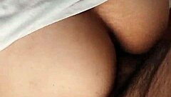 again giving my ass when alone, but friend joins in doggystyle anal riding