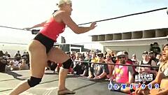 I crave Angel Sinclair's wrestling stinkface sessions with her boobs