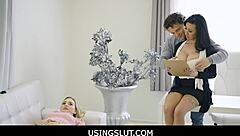 Young guy fucks milf and teen Blake Blossom Lily Lane