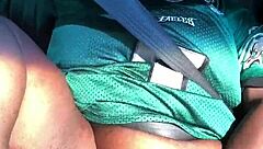 he licked my ass in the public car