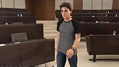 This teen's anal job with big tits and monster cock