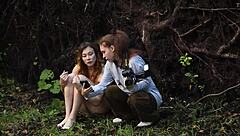 naked adventure in the forest today