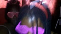 Bbw Skinny Thot Deepthroats Monster Bbc Double Blowjob Cum