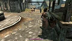 skyrim sex with multiple people involving assfucking, oral, and anal