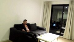 fuck my new boyfriend quietly until my sister arrives and wants to fuck him too