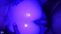 Blonde Pawg Gets Clothes Ripped by Big Black Cock in Interracial Group Oiled Action