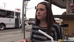 Talia palmer enjoys interracial threesome sex