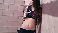 Watch Gina suck and lick in lingerie for orgasmic photoshoot!