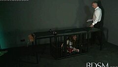 i'm so into this bdsm scene with teen slave girls getting ball gagged before hardcore fucking