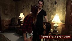 flexible teen amateur feels excited in first bondage video