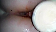 Teasing Stretch of Kenna's Tight Pussy with Huge Dildo