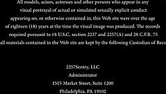 Teen 18+ bound in foot worship