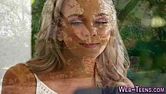 Hot Blonde Teen 18+Ager Receives Intense Fingering And Oral Stimulation