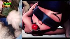 I'm watching a hentai game, volume 18, featuring anime characters