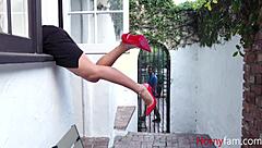 Stepmom gets fucked hard from both sides!