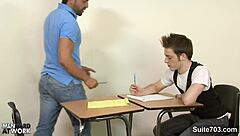 I watch young gay students give blowjobs and fuck in the classroom.