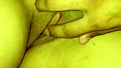 Young latina babe enjoys alone time with her lover