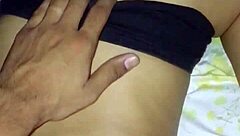 Young latina babe enjoys alone time with her lover