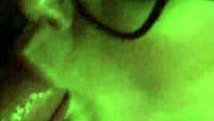 Blonde with big tits gives handjob and blowjob