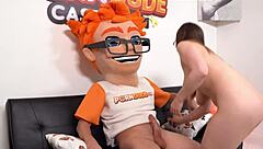 Slutty brunette Jackie Hoff sucks and fucks big cocks