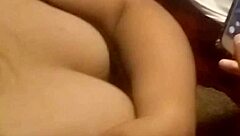 Neighbor Brunette Coed Fucks Guy with Strapon on Desk