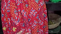 Maid in kitchen gets fingered and fucked.