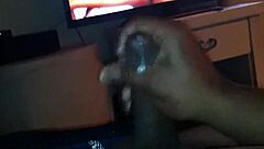 Big Black Cock Cumming Hard?