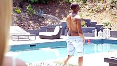 damn, i can’t even... multiple interracial creampies blasted in sweet carolina outdoors!